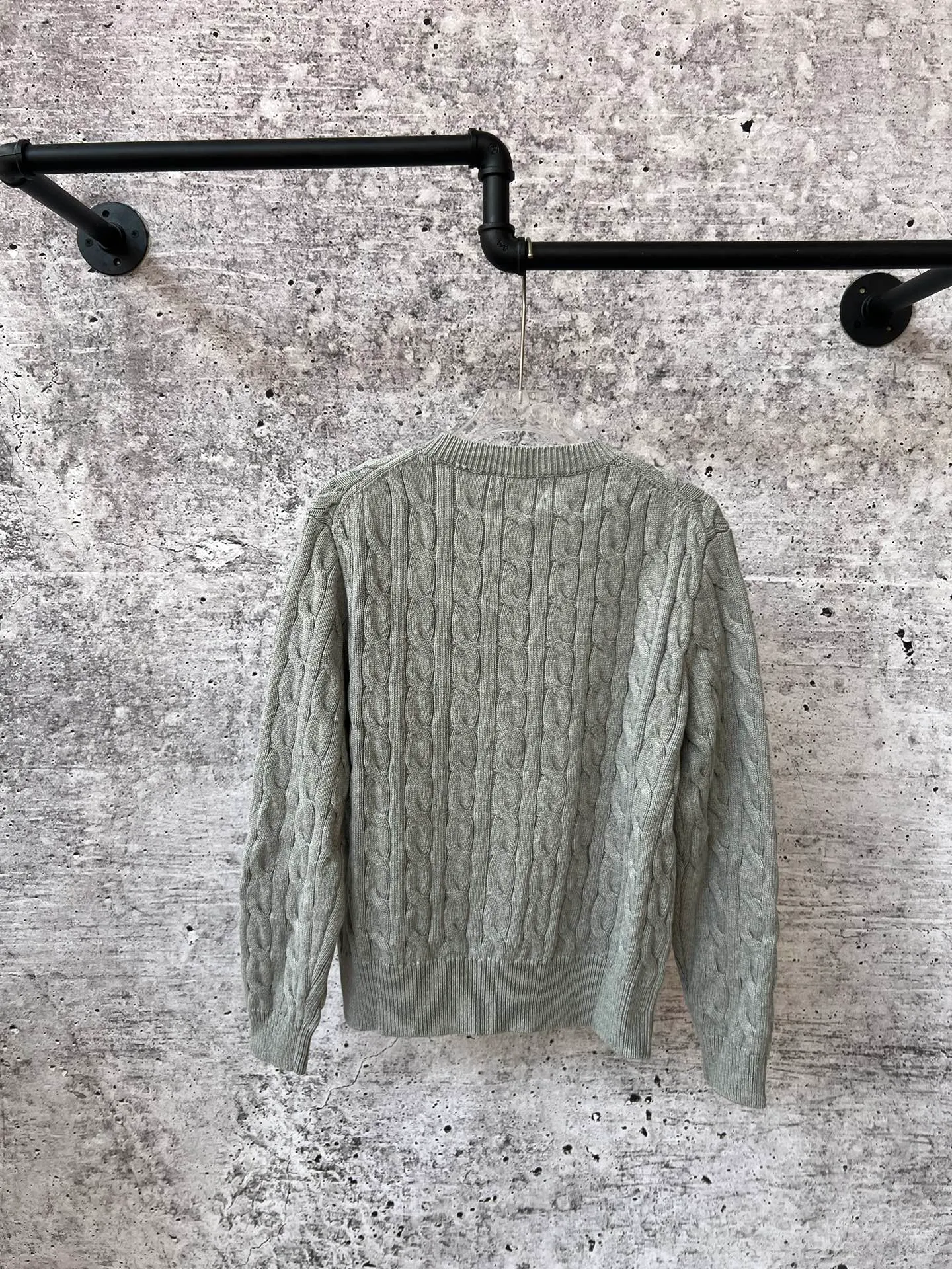 P240 Ralph Lauren autumn women's knitted rubber flower cardigan sweater, Xiaohongshu traffic password, classic rubber flower cardigan buttons, original pure cotton yarn craftsmanship, slim fit upper body, lazy old money style